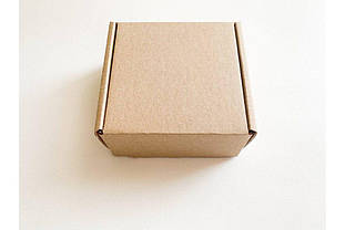 Самозбірна коробка з крафт-картону 110*110*55мм