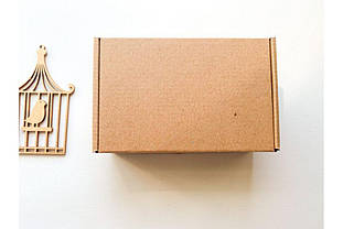 Самозбірна коробка з крафт-картону 145*95*60мм