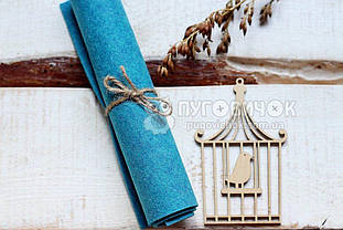 Войлок 2мм Корея Преміум бірюзовий меланж C-84 - 50х110 см