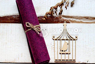 Войлок 2мм Корея Преміум марсала меланж C-106 - 50х110 см