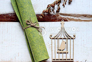 Войлок 2мм Корея Преміум салатовий меланж C-100 - 50х110 см