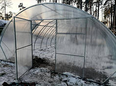 Теплиці з полікарбонатом шириною 5м
