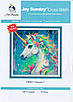 Набір для вишивання за нанесеною на канву схемою “Unicorn 5”. AIDA 14CT printed , 47*47см., фото 2