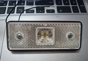Ліхтар габаритний LED (білий) 12-24V HORPOL