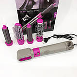 Стайлер гребінець для випрямлення волосся, Легкий професійний фен, Фен для волосся дбайливий FV-37, фото 4