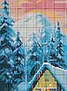 Набір для вишивання за нанесеною на канву схемою “Winter Snow Country”. AIDA 14CT printed , 43*43см., фото 3