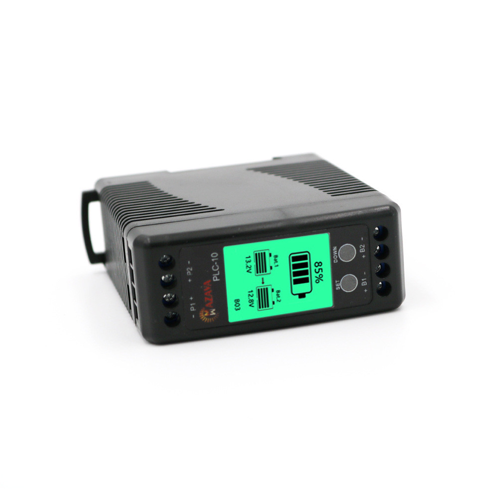 Балансир PLC-10 для акумуляторних батарей AGM, GEL, Li-ion, Carbon, LeFePo4, 24V, 10A, LSD індикація,
