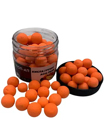 Плаваючий Бойл, поп ап для риболовлі, поп ап мікс Кисла Груша (Acid Pear) 12-14 мм Carp Dream, фото 1