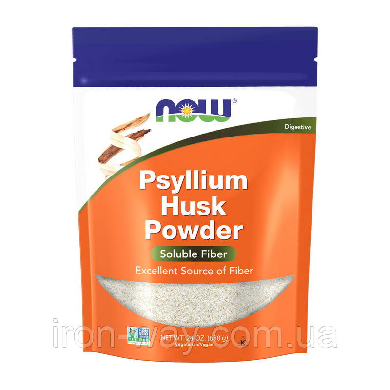 NOW Psyllium Husk Powder (680 g), фото 1
