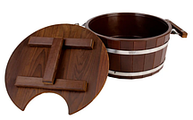 Запарник 15 л (термо-липа) з пластмасовою вставкою для лазні.