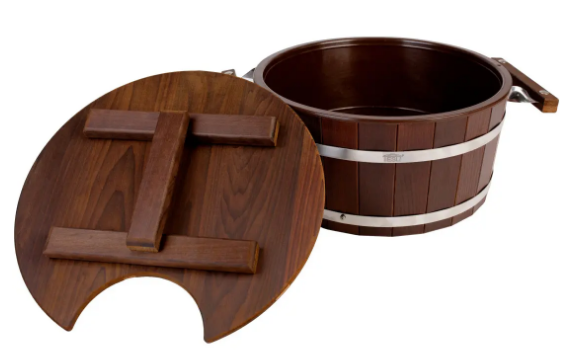 Запарник 15 л (термо-липа) з пластмасовою вставкою для лазні., фото 1