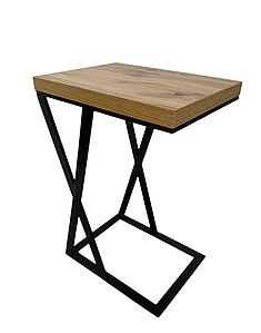 Зручний маленький приставний столик під крісло-реклайнер LOFT-12д_MR мобільний столик для експрес манікюру