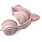 Навушники Hoco дротові з котячими вушками W36 Cat Ear W36 Pink, фото 6