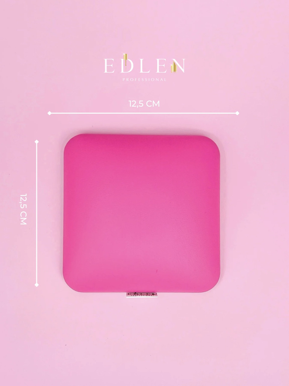 Подушка під лікоть для манікюру квадратна Mini Pink Edlen