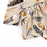 Боді-сукня для дівчинки зкрильцями та повʼязкою у пірʼїнках Feathers, фото 4