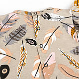 Боді-сукня для дівчинки зкрильцями та повʼязкою у пірʼїнках Feathers, фото 5