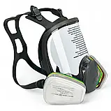 Захисна повнолицева маска з респіратором ЗМ 6800 (М) Оригінал, фото 4