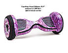 Потужний гіроборд для підлітків Smart Balance 1200W Фіолетовий космос колеса пневматика 10,5", фото 3