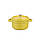Каструля кокотниця Maestro MR-4010, 0.25 л, жовта, алюмінієва з кришкою та антипригарним покриттям, фото 4