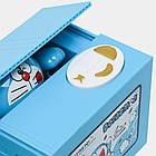 Інтерактивна скарбничка для монет, від батарейок, DORAEMON / Дитяча скарбничка / Електронна скарбничка, фото 5