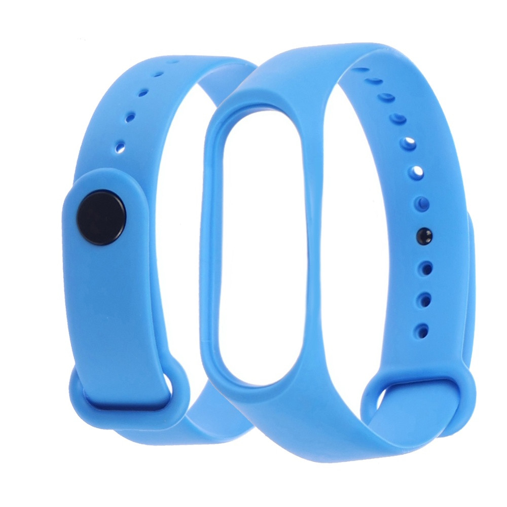 Ремінець силіконовий для Xiaomi Mi Band 3/ 4 15 блакитний