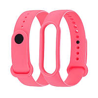 Ремінець силіконовий для Xiaomi Mi Band 5/6 колір 07 рожевий