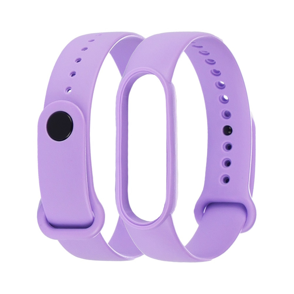 Ремінець силіконовий для Xiaomi Mi Band 5/6 колір 20 лавандовий