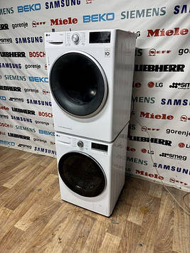 Б/У з Німеччини.Комплект LG пральна та сушильна машина wifi connect