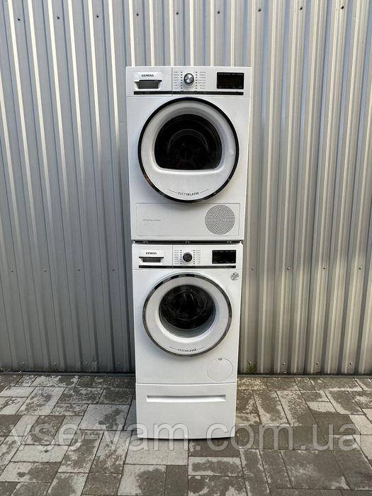Б/У з Німеччини.Комплект пральна та сушильна машини Siemens IQ890, фото 1
