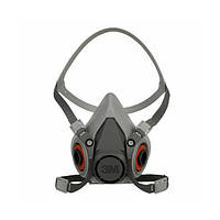 Респіратор-напівмаска 3M 6300 (оригінал) + фільтр пило-аерозольним 2135 (2шт в комплекте)