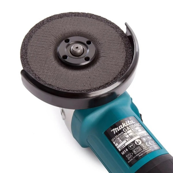 Кутова шліфувальна машина Makita GA5040C (1.4 кВт, 125 мм), фото 1