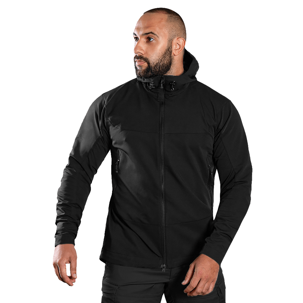 Куртка-вітрівка тактична Falcon 2.0 DWB Чорна, фото 1