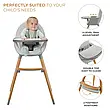Стільчик для годування 2 в 1 Kinderkraft Fini 2 Grey (KHFINI02GRY0000), фото 7