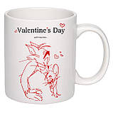 Чашка з друком "Дай поцілую..." 330мл (колір білий) (22176), фото 2