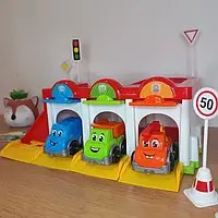 Гараж паркінг Технок з машинками і гіркою