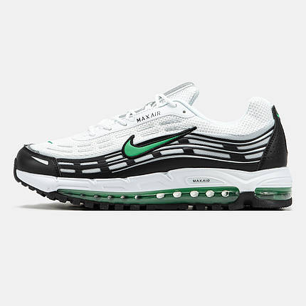 Чоловічі Кросівки Nike Air Max TL 2.5 White Black Green / Найк П-6000 Аїр Макс ТЛ 2.5 Білі з Чорним та Зеленим, фото 1