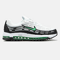Чоловічі Кросівки Nike Air Max TL 2.5 White Black Green / Найк П-6000 Аїр Макс ТЛ 2.5 Білі з Чорним та Зеленим, фото 3