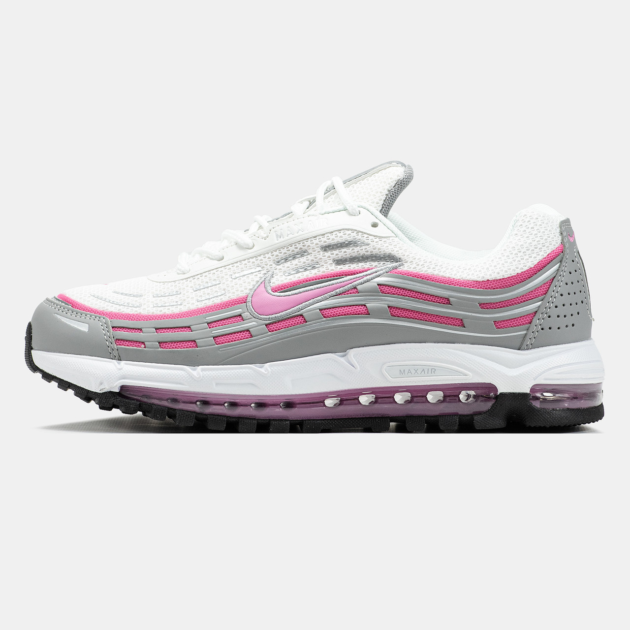 Жіночі Кросівки Nike Air Max TL 2.5 White Grey Pink / Найк П-6000 Аїр Макс ТЛ 2.5 Білі з Сірим та Рожевим