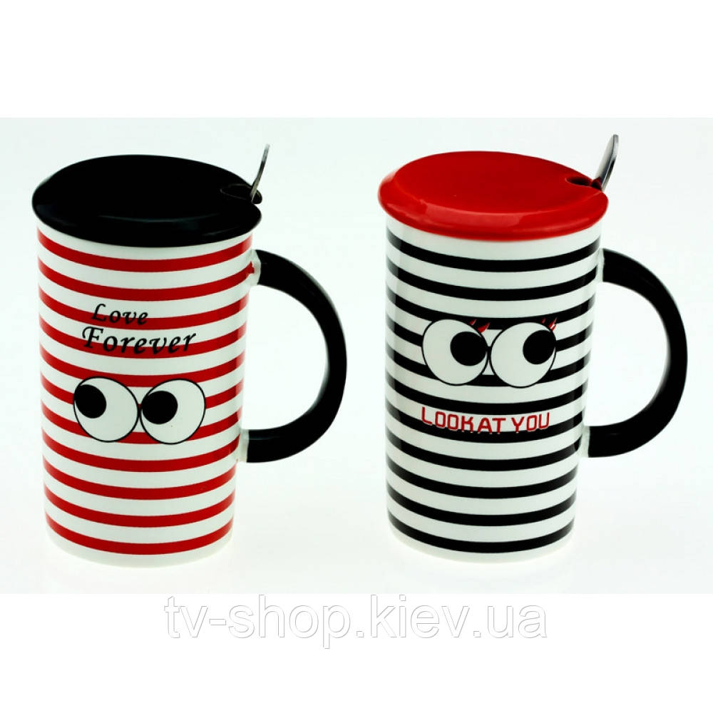 Чашка з кришкою очей, фото 1