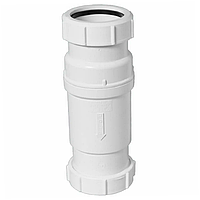 Сифон зі зворотним клапаном силіконовою мембраною 50х50 мм компресійне з'єднання MACVALVE-19 McALPINE