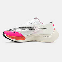 Жіночі Кросівки Nike Air ZoomX Vaporfly Next 2 White Pink / Найк Аїр Зум Вапорфлай Некст 2 Білі з Рожевим, фото 4