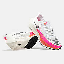 Жіночі Кросівки Nike Air ZoomX Vaporfly Next 2 White Pink / Найк Аїр Зум Вапорфлай Некст 2 Білі з Рожевим, фото 6