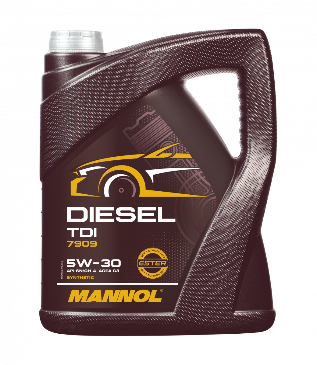 DIESEL TDI SAE 5W/30 5 л Олива моторна синтетична Mannol API SN/SM/CF 7909