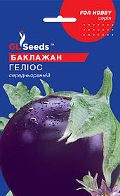 Баклажан Геліос насіння (0,3 г) круглий середньоранній, For Hobby, TM GL Seeds