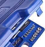 Інструментальний набір Werker 82 предмета 1/2", 1/4" у кейсі універсальний, фото 3