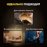 Міні-лампа на прищіпці для читання книг акумуляторна HA-71, фото 3