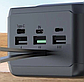 Повербанк XO 80000mAh 3хUSB/Type-C PD/QC 22.5W дисплей ліхтарик PR160 Black, фото 3