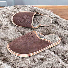 Чоловічі капці на хутрі 446-42