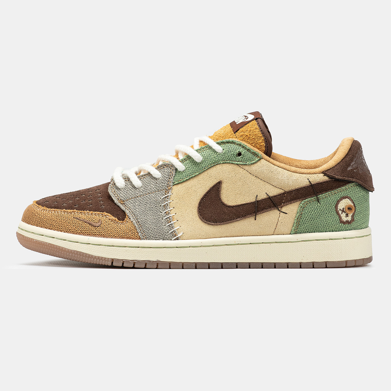 Чоловічі Кросівки Air Jordan Retro 1 Low x Zion Williamson Voodoo / Аїр Джордан 1 Зайон Вільямсон Вуду Низькі