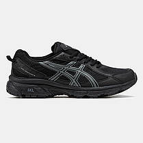 Чоловічі Кросівки Asics Gel-Venture 6 Black Grey / Асікс Гел-Венчур 6 Чорні з Сірим, фото 3